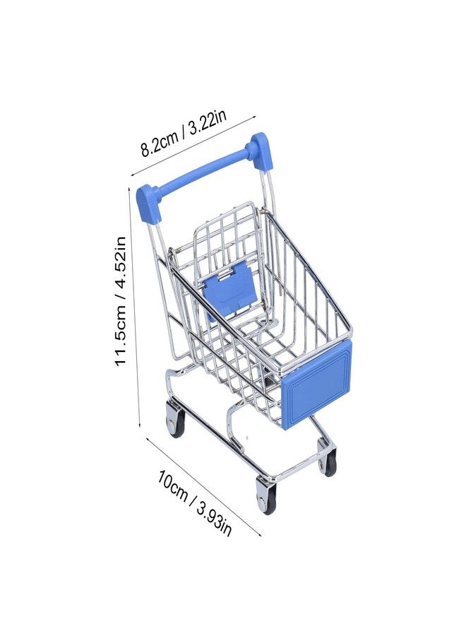 Dpofirs Mini Supermarket Handcart, Shopping Cart Supermarket Handcart Mini Shopping Cart Mini Supermarket Storage Toy Decorative Ornaments for Storage Toys Home Kitchen Office, Gifts Choice - Image 5